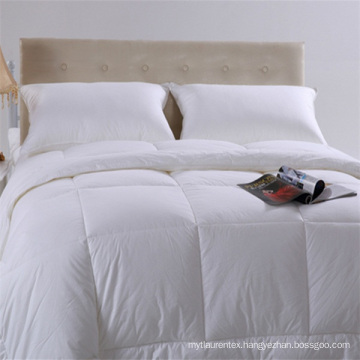 White 100% Polyester Fiber Filled Doona Luxury Hotel Quilt